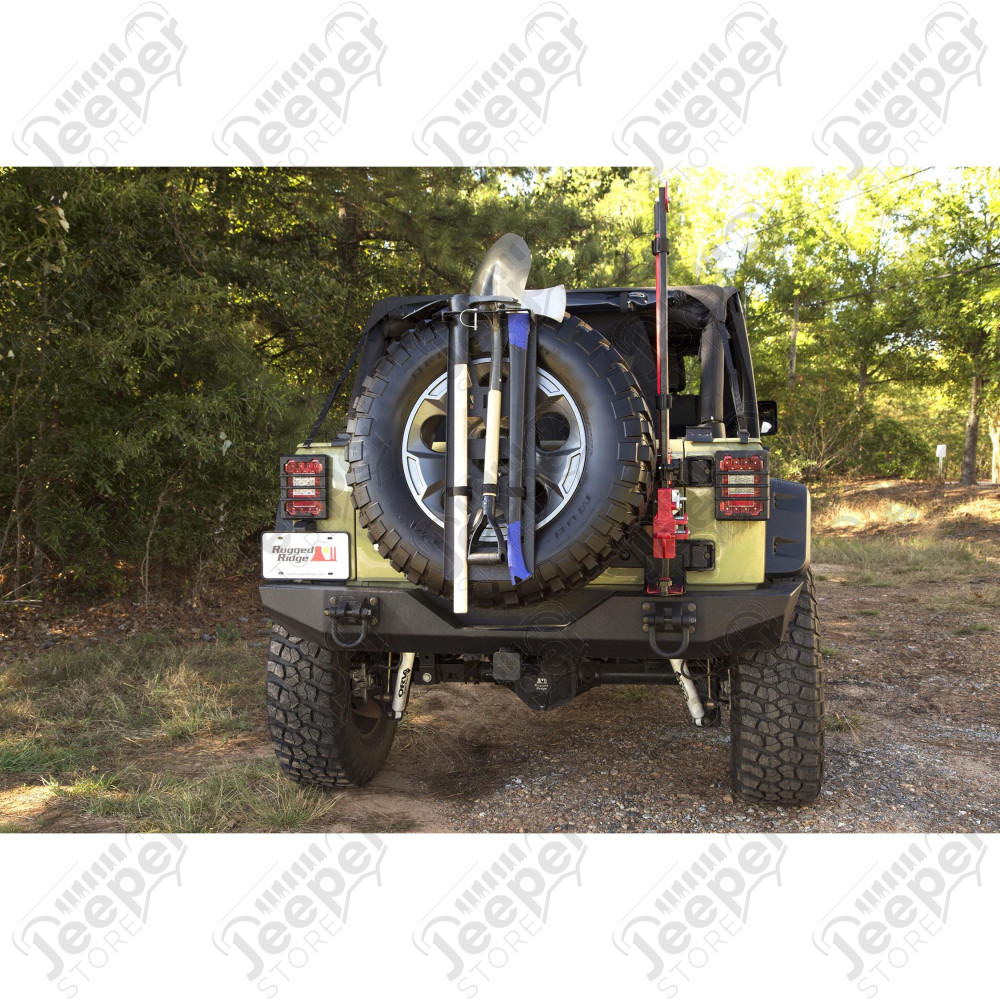 Spare Tire Tool Rack System