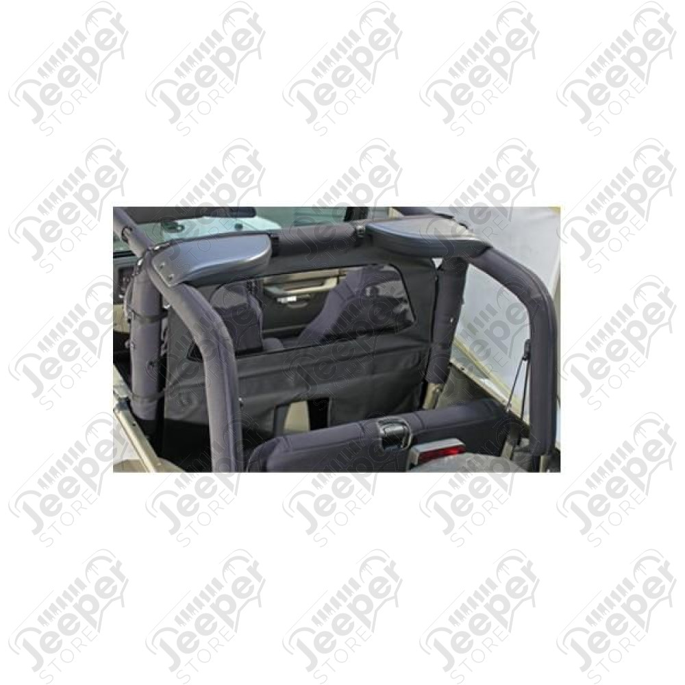 Windbreaker, Gray; 80-06 Jeep CJ/Wrangler YJ/TJ