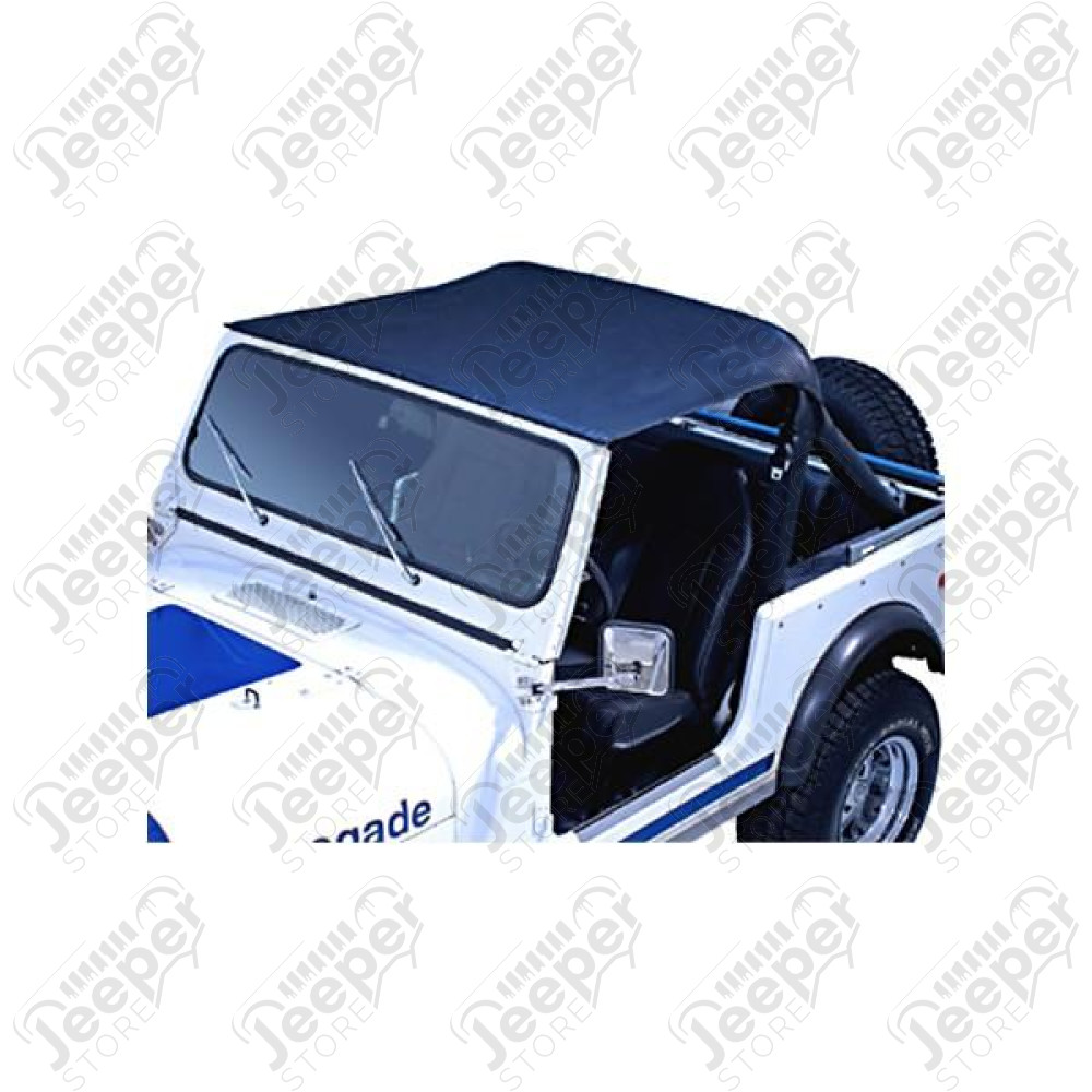 Summer Brief Top, Black; 76-86 Jeep CJ7