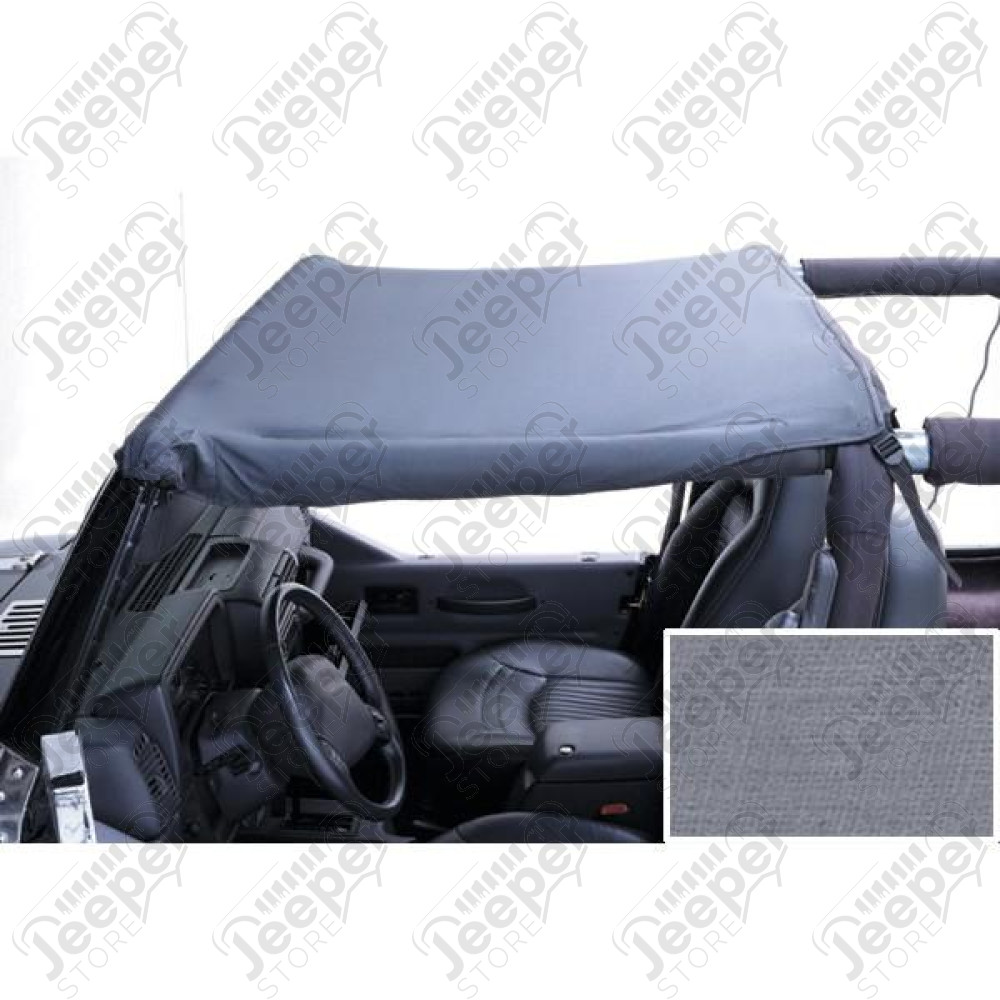 Summer Brief Top, Gray; 87-91 Jeep Wrangler YJ