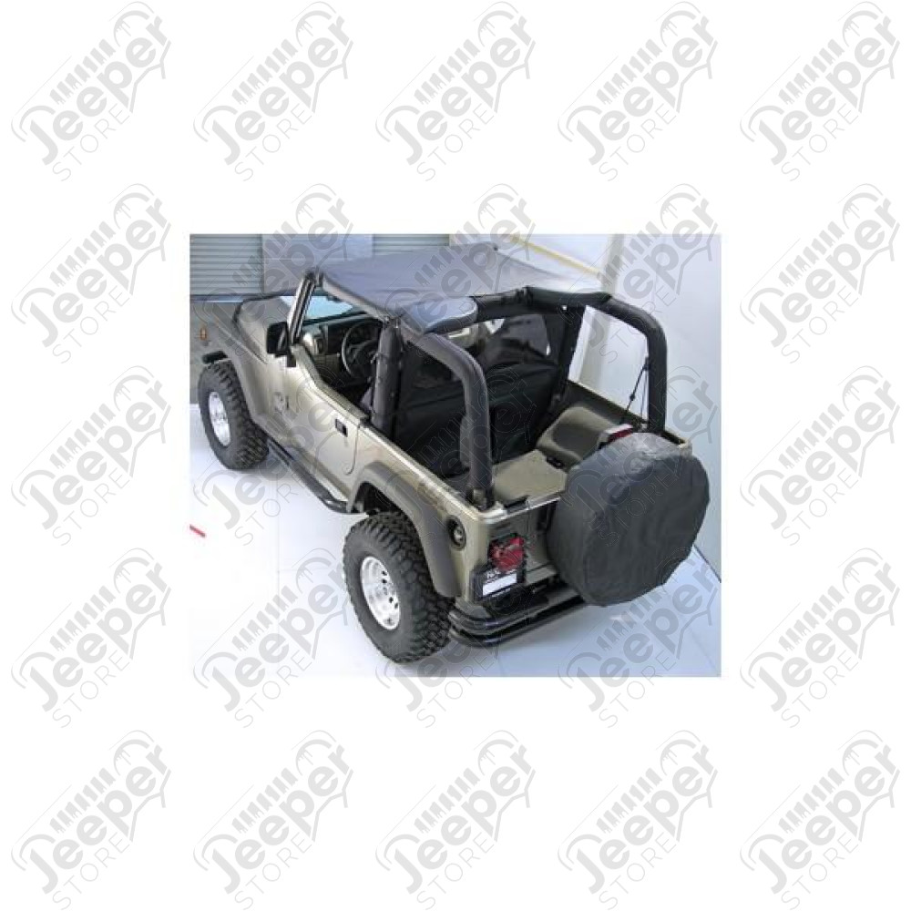 Summer Brief Top, Gray; 92-95 Jeep Wrangler YJ