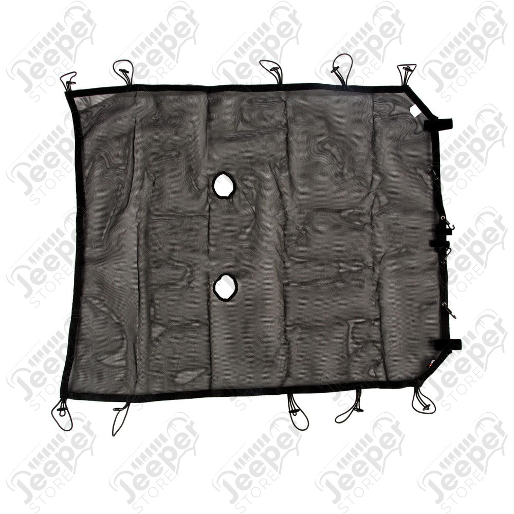 Eclipse Sun Shade, Full, Black; 07-18 Jeep Wrangler JK, 2 Door