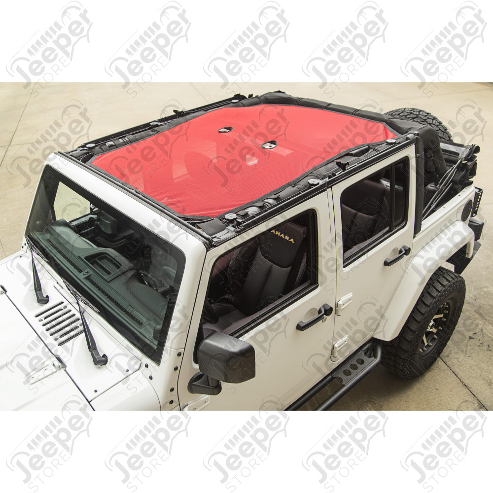 Bikini éclipse (couleur : maille rouge) pour Jeep Wrangler JK Unlimited (4 portes) - 13579.25 / OM-13579.25 / 1357925