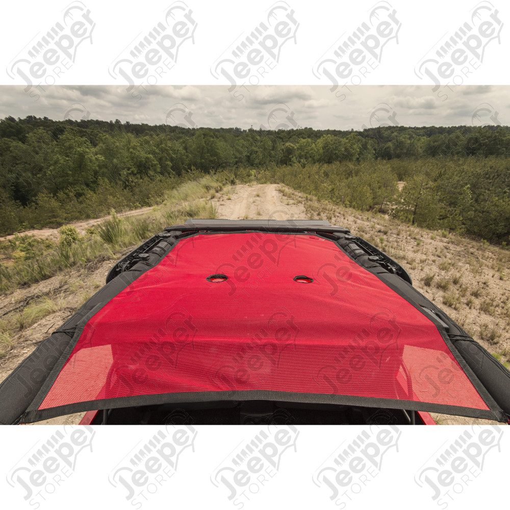 Eclipse Sun Shade, Red 07-18 Jeep Wrangler JK, 2 Door