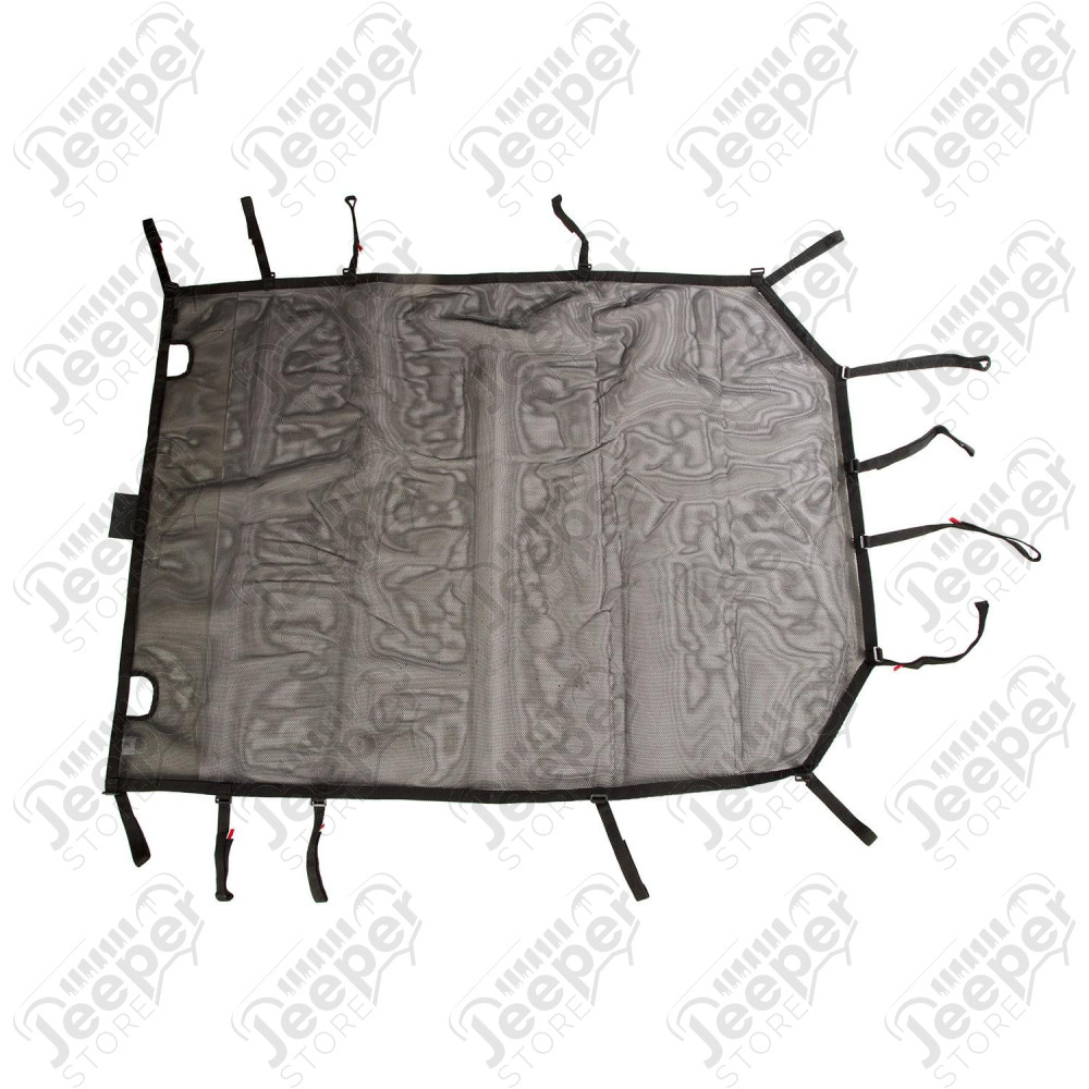 Eclipse Sun Shade, Black, Full; 18-20 Wrangler JL, 4-Dr