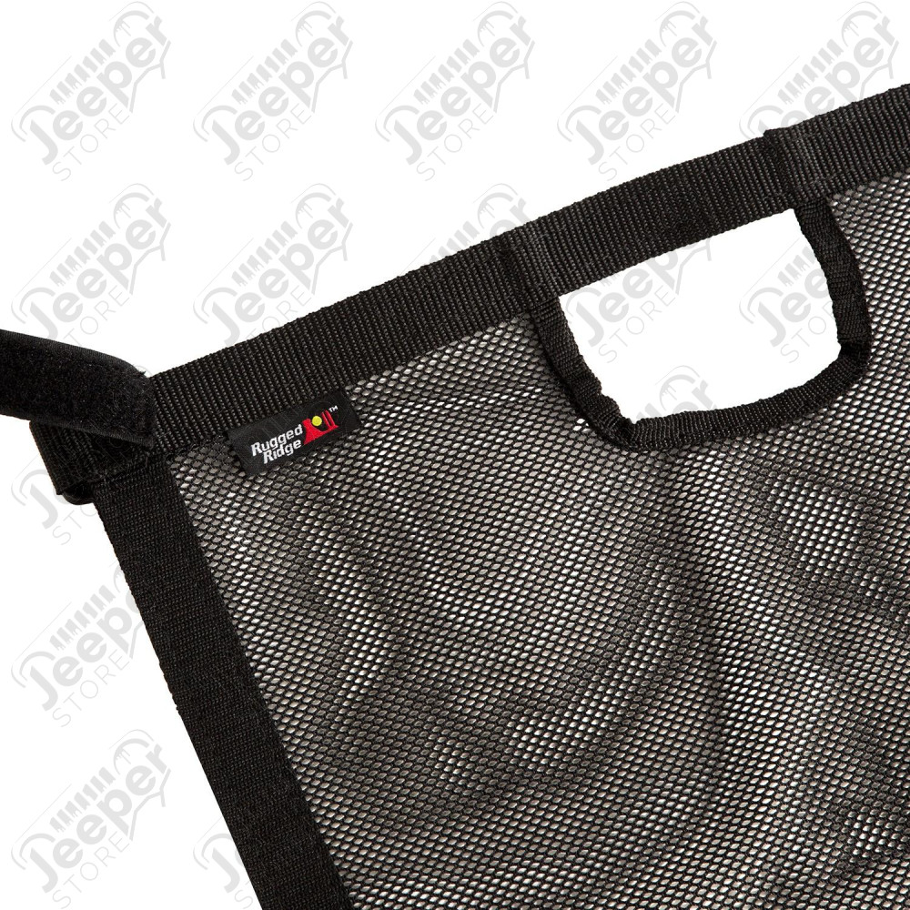 Eclipse Sun Shade, Black, Front 18-20 JLU/JT