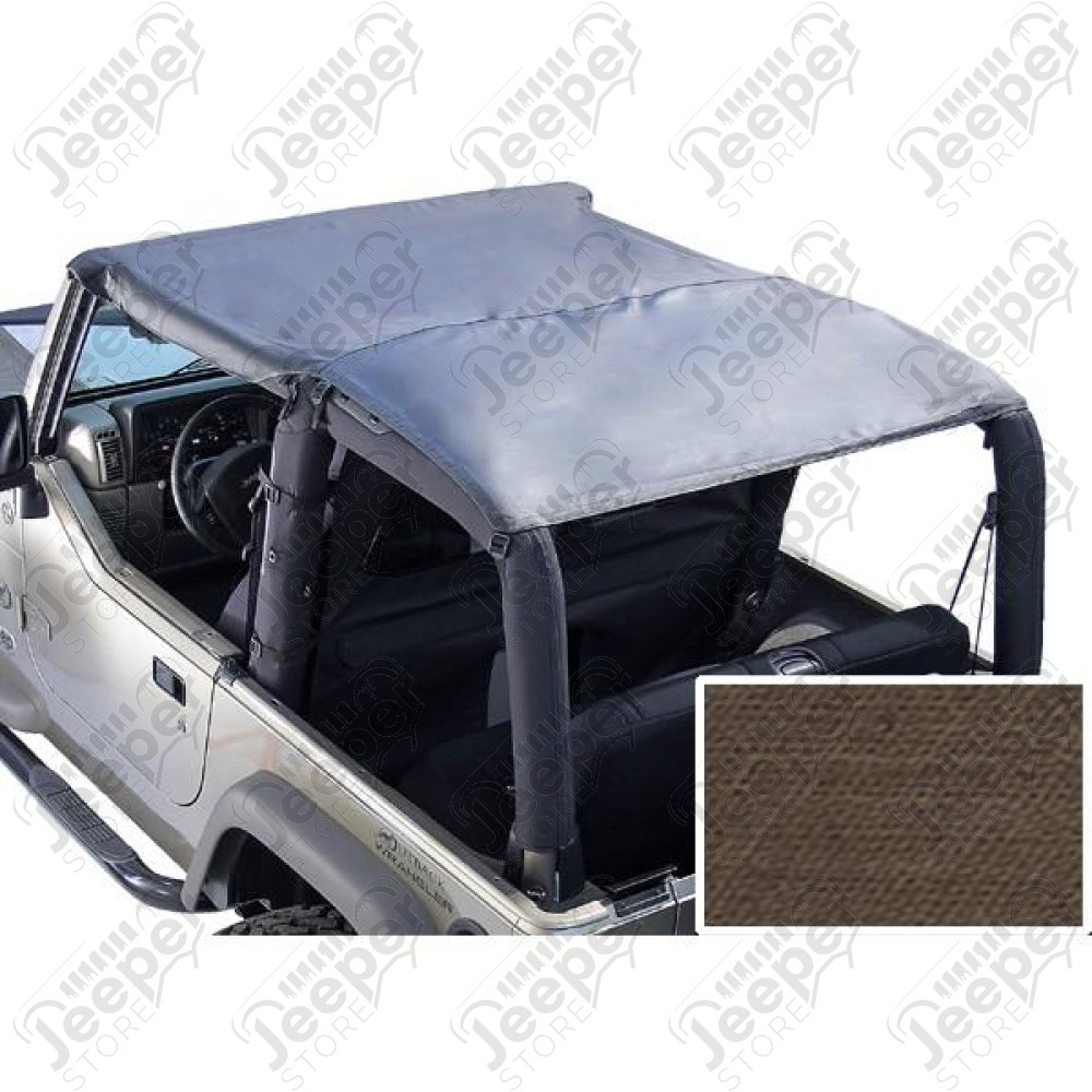 Island Pocket Topper, Khaki Diamond; 97-06 Jeep Wrangler TJ