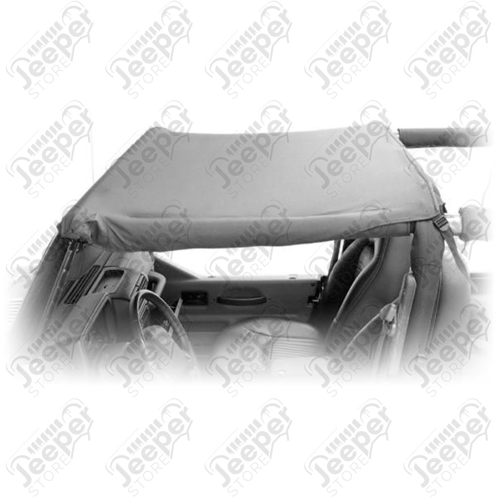 Pocket Brief Top, Black Diamond; 07-09 Jeep Wrangler JK