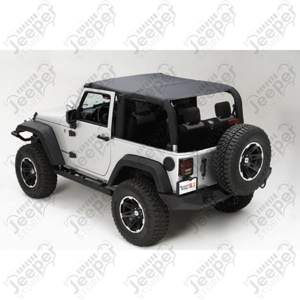 Island Topper, Black Diamond; 07-09 Jeep Wrangler JK