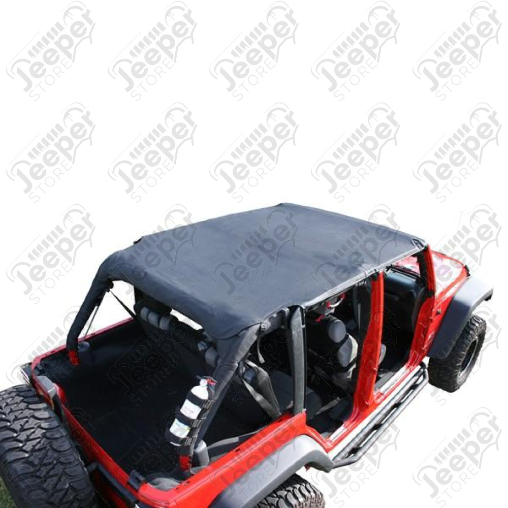 Island Pocket Topper, Black; 07-09 Jeep Wrangler JKU