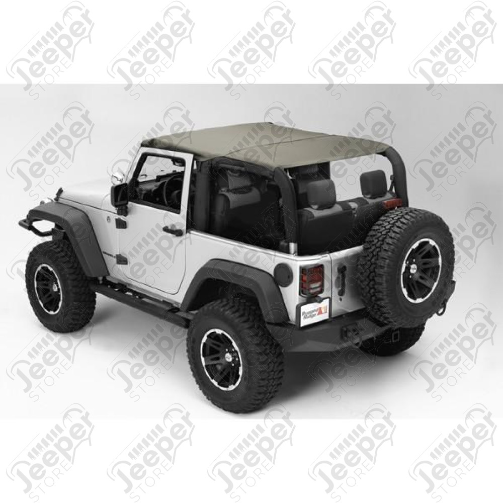 Pocket Island Topper, Khaki Diamond; 10-18 Jeep Wrangler JK