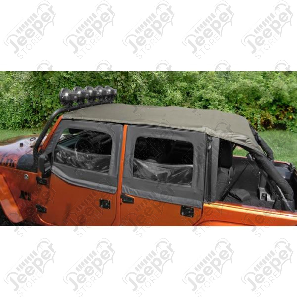 Pocket Island Topper, Khaki; 10-18 Jeep Wrangler JKU