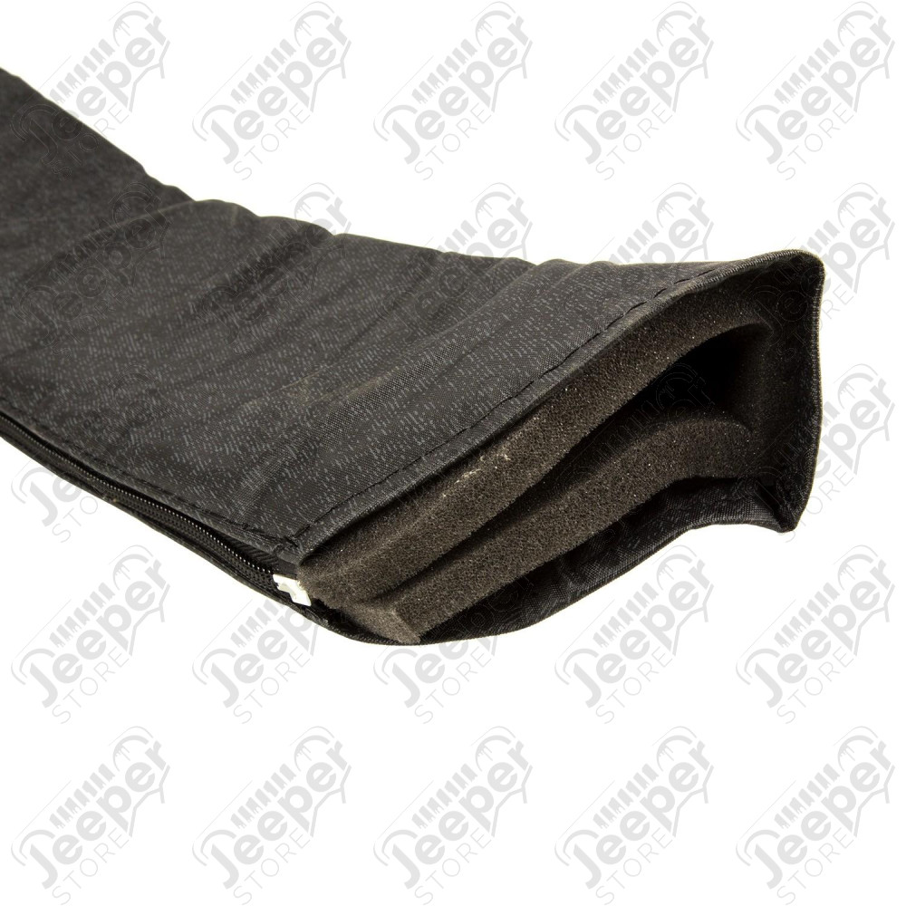 Roll Bar Cover Kit, Full, Black Denim 78-91 Jeep CJ/Wrangler YJ