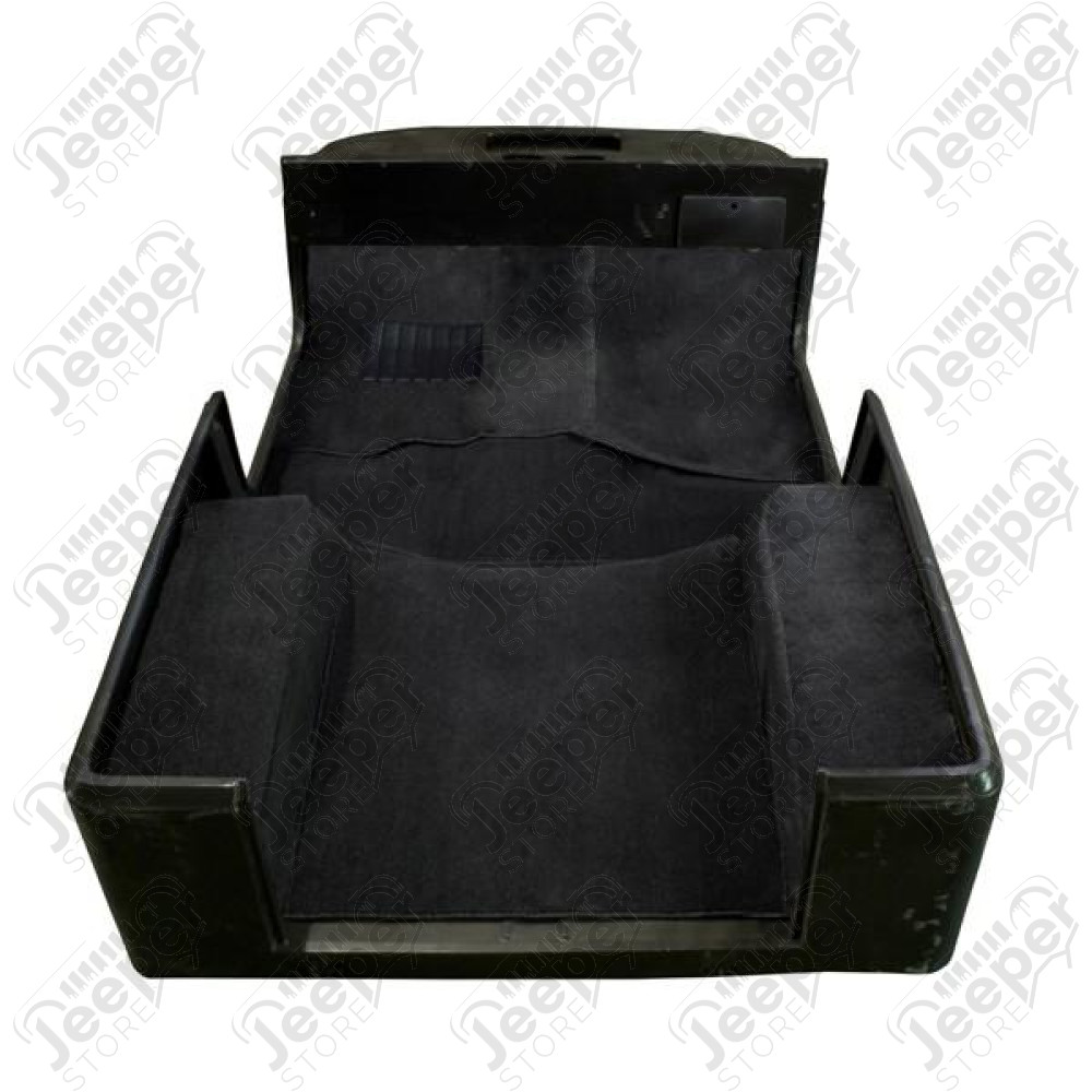 Deluxe Carpet Kit, Black; 97-06 Jeep Wrangler TJ