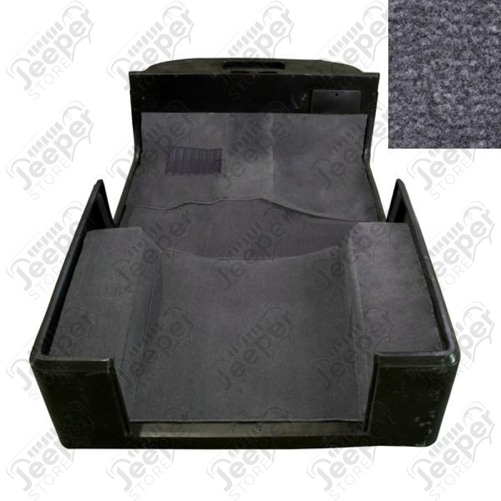 Deluxe Carpet Kit, Gray; 97-06 Jeep Wrangler TJ
