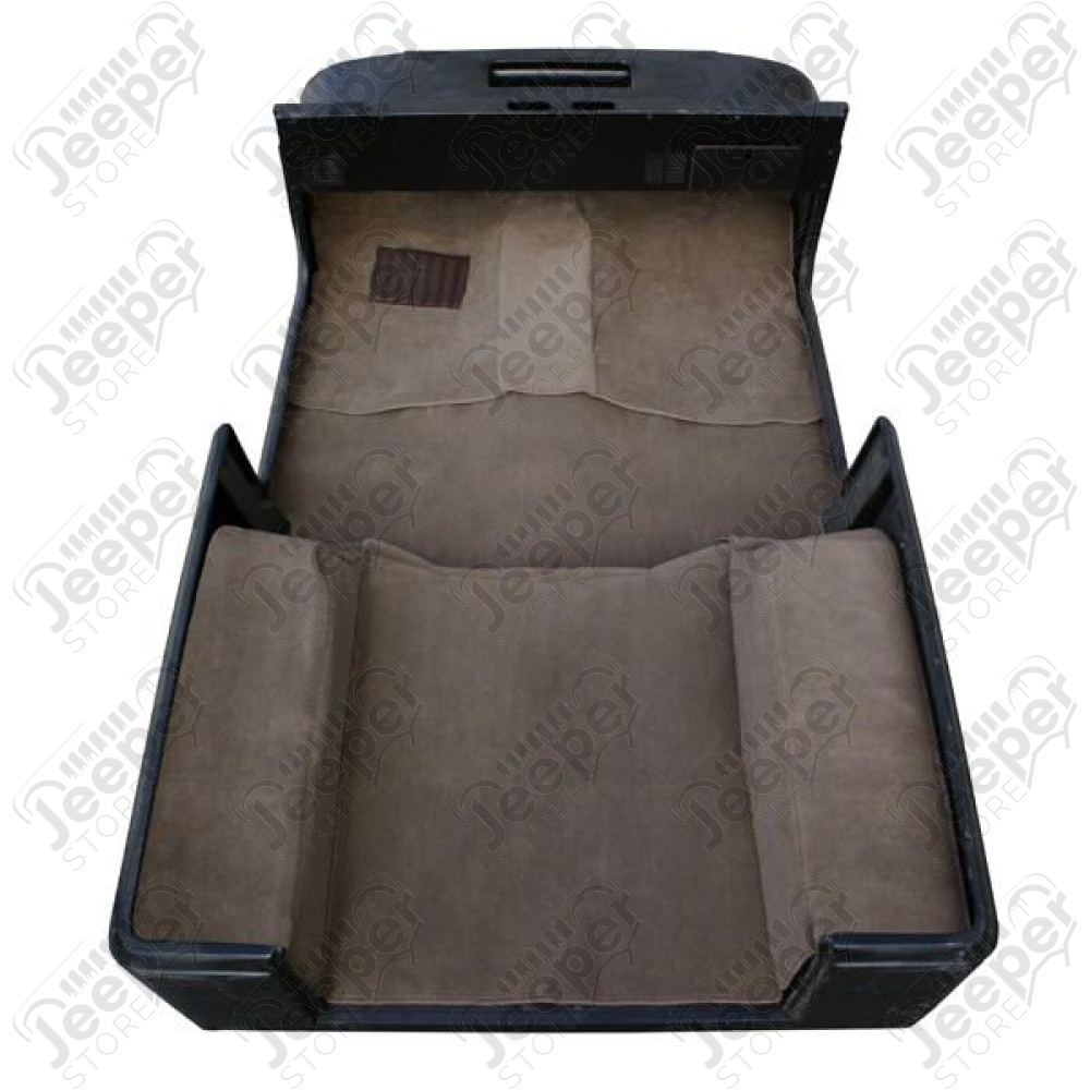 Deluxe Carpet Kit, with Adhesive, Honey; 76-95 Jeep CJ/Wrangler YJ