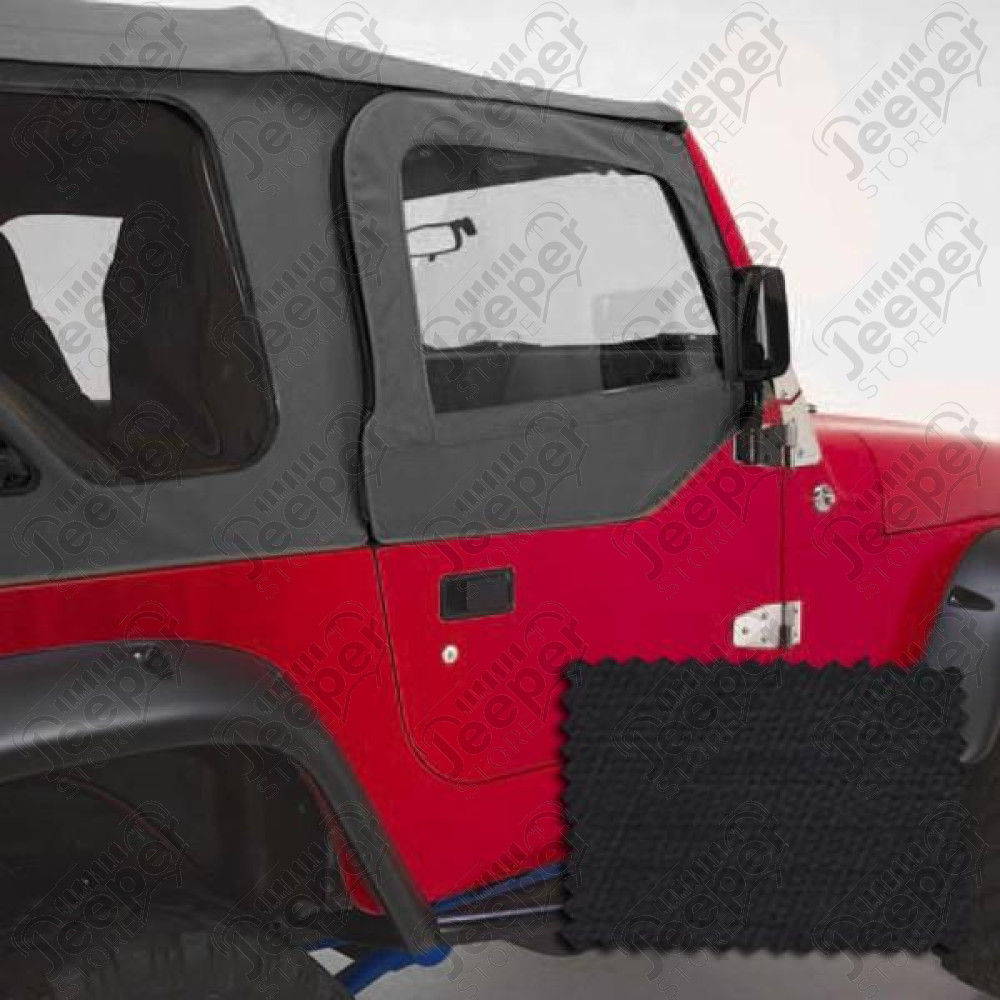 Door Skins, Black Diamond; 97-06 Jeep Wrangler TJ