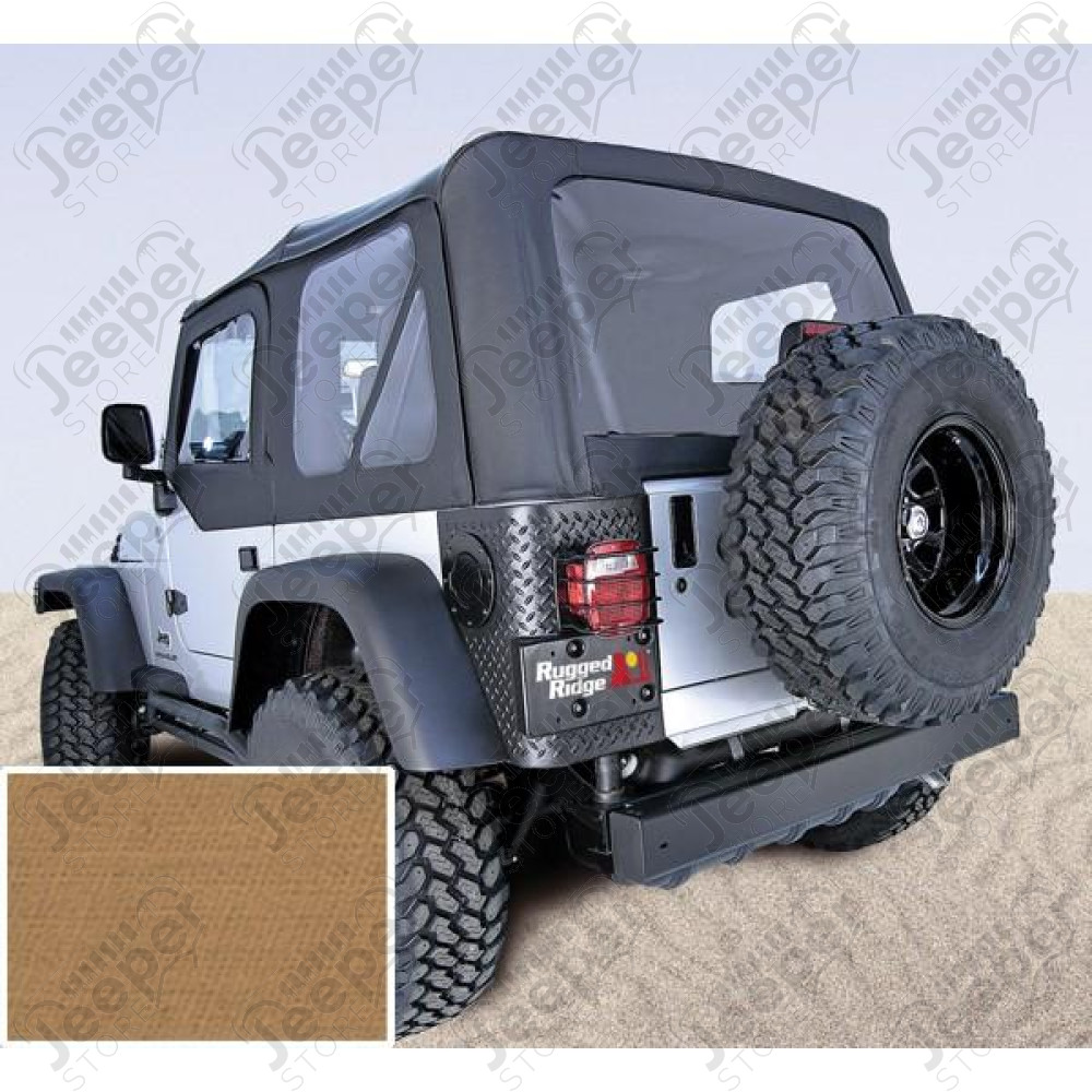 XHD Soft Top, Spice, Clear Windows; 97-06 Jeep Wrangler TJ