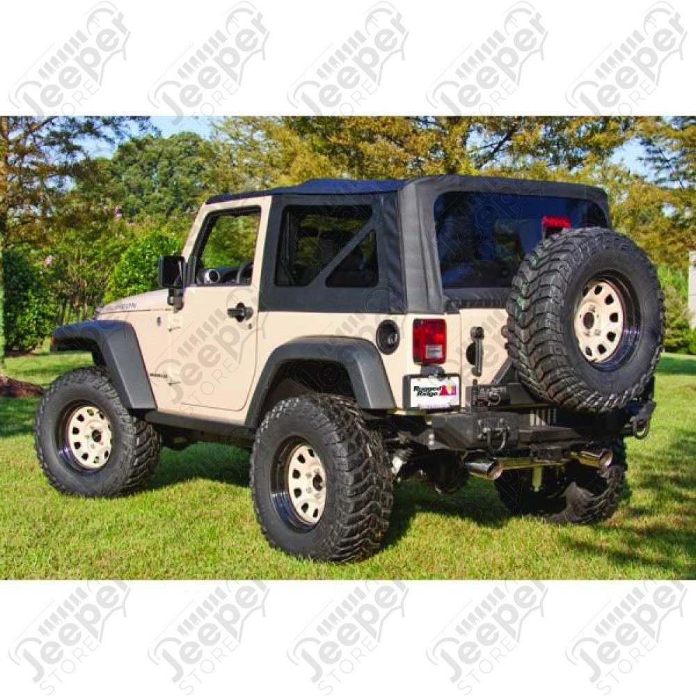 XHD Soft Top, Black Diamond; 07-09 Jeep Wrangler JK