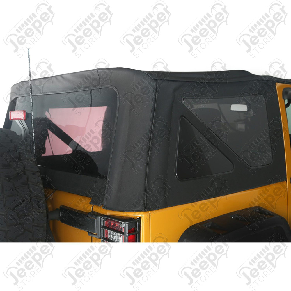 Soft Top, Black Diamond 10-18 Jeep Wrangler JK