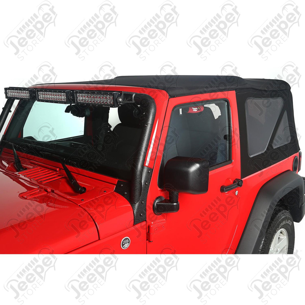 Bache de rechange couleur noir pour Jeep Wrangler JK (2 portes)