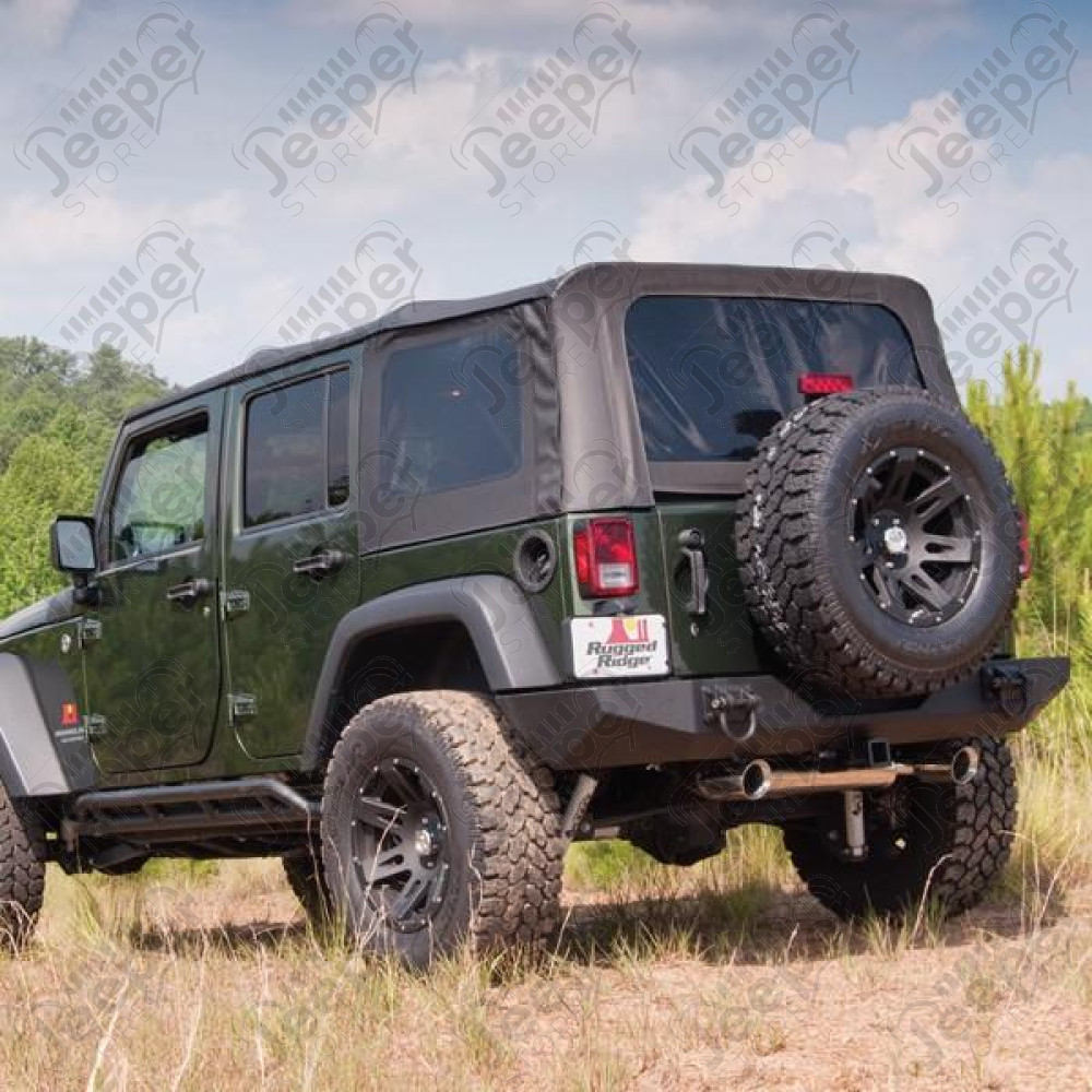 XHD Soft Top, Black, Tinted Windows; 07-09 Jeep Wrangler JKU