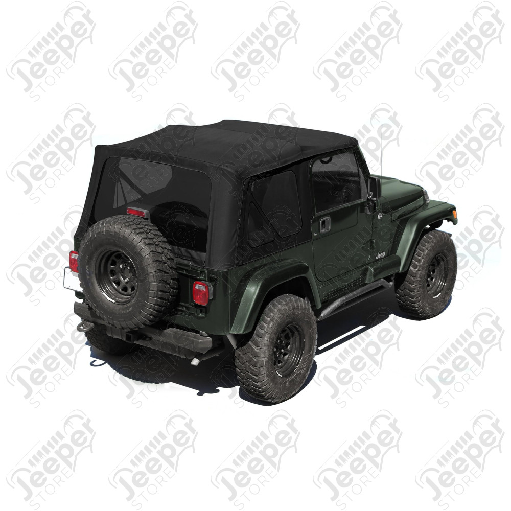 Montana Soft Top, Black Diamond 97-06 Jeep Wrangler TJ
