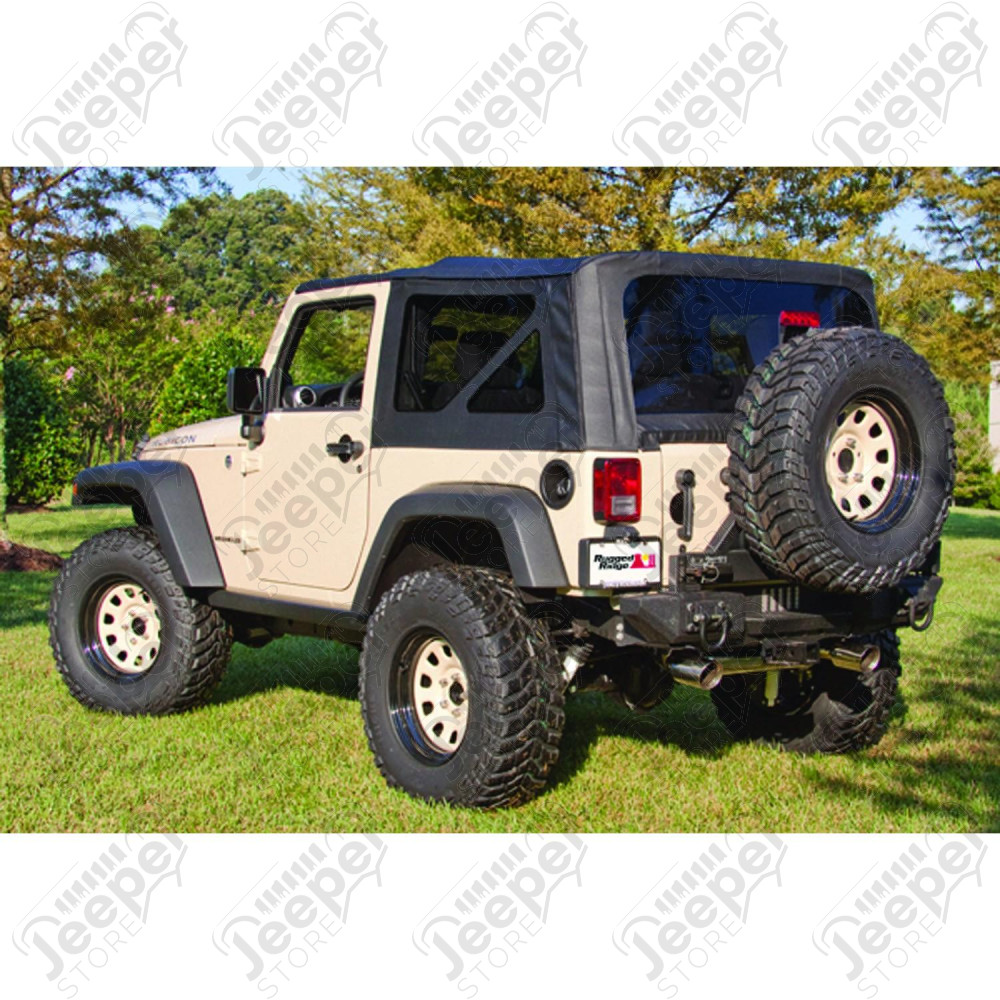 Montana Soft Top, Black Diamond 07-09 Jeep Wrangler JK, 2 Door
