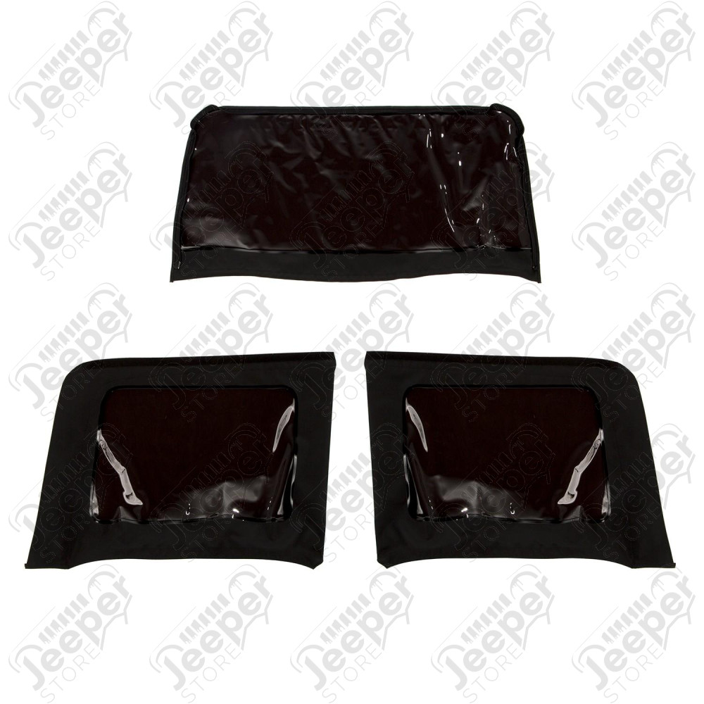 Montana Soft Top, Black Diamond 07-09 Jeep Wrangler JKU, 4 Door