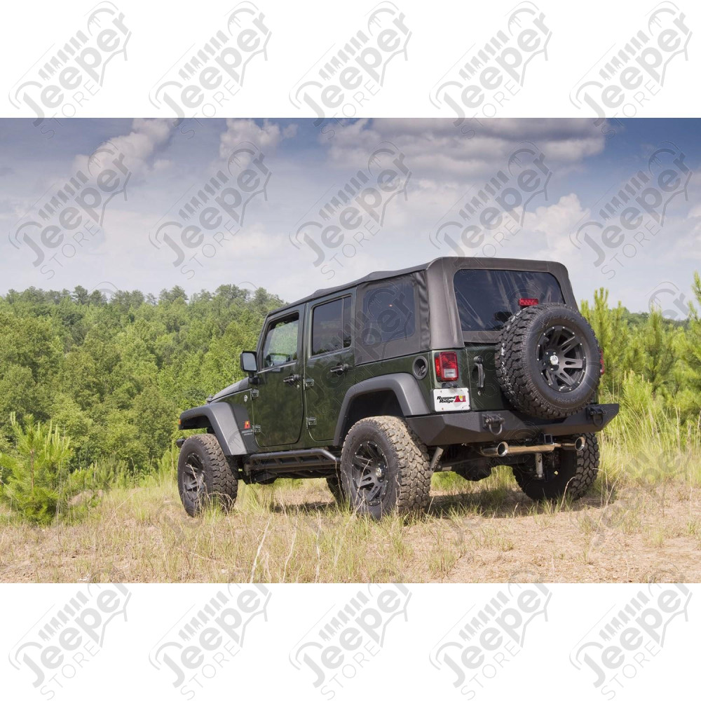 Montana Soft Top, Black Diamond 07-09 Jeep Wrangler JKU, 4 Door