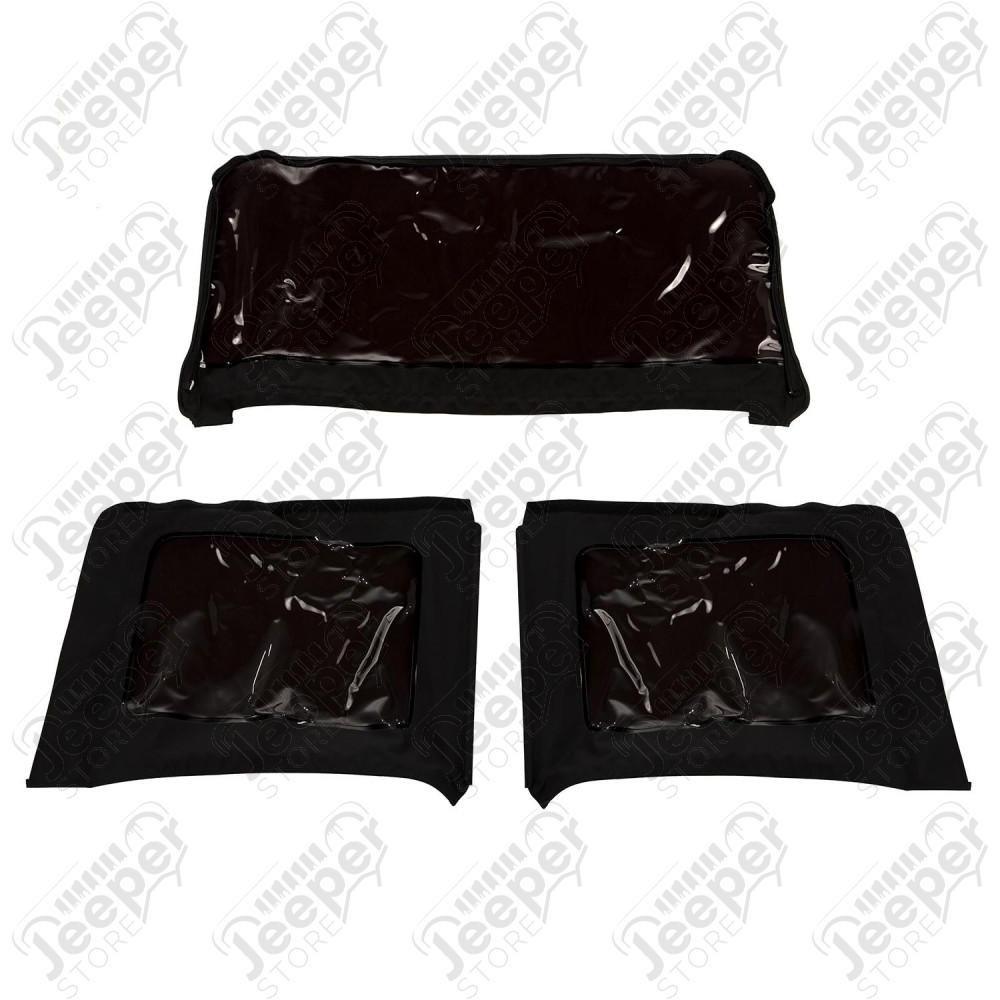Montana Soft Top, Black Diamond 10-18 Jeep Wrangler JKU, 4 Door