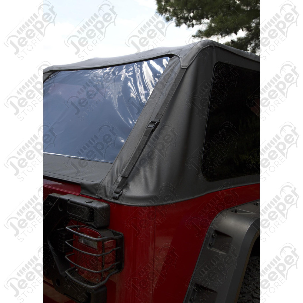 Montana Soft Top, Bowless, Black Diamond 04-06 Jeep Wrangler LJ