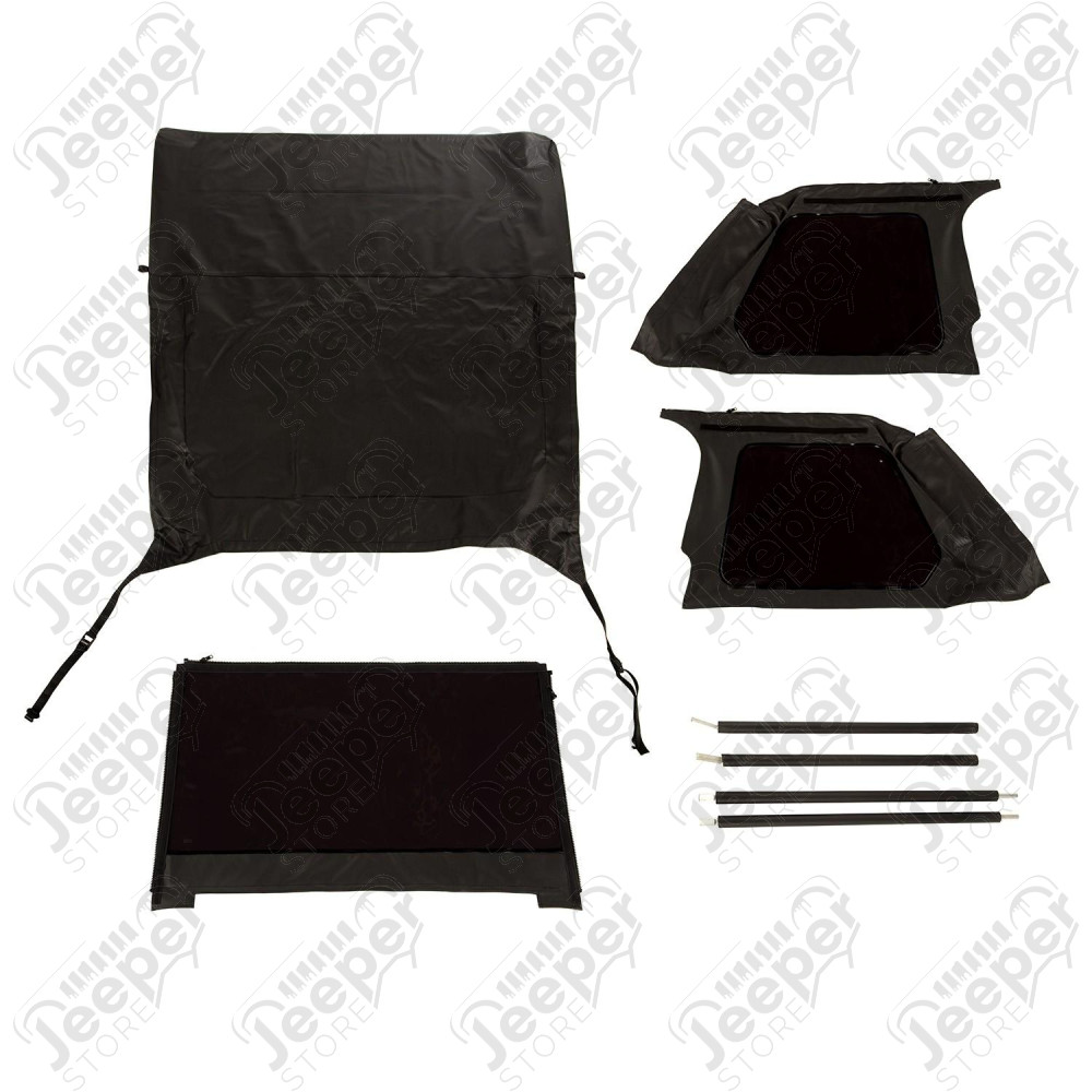 Montana Top, Bowless, Black Diamond; 97-06 TJ