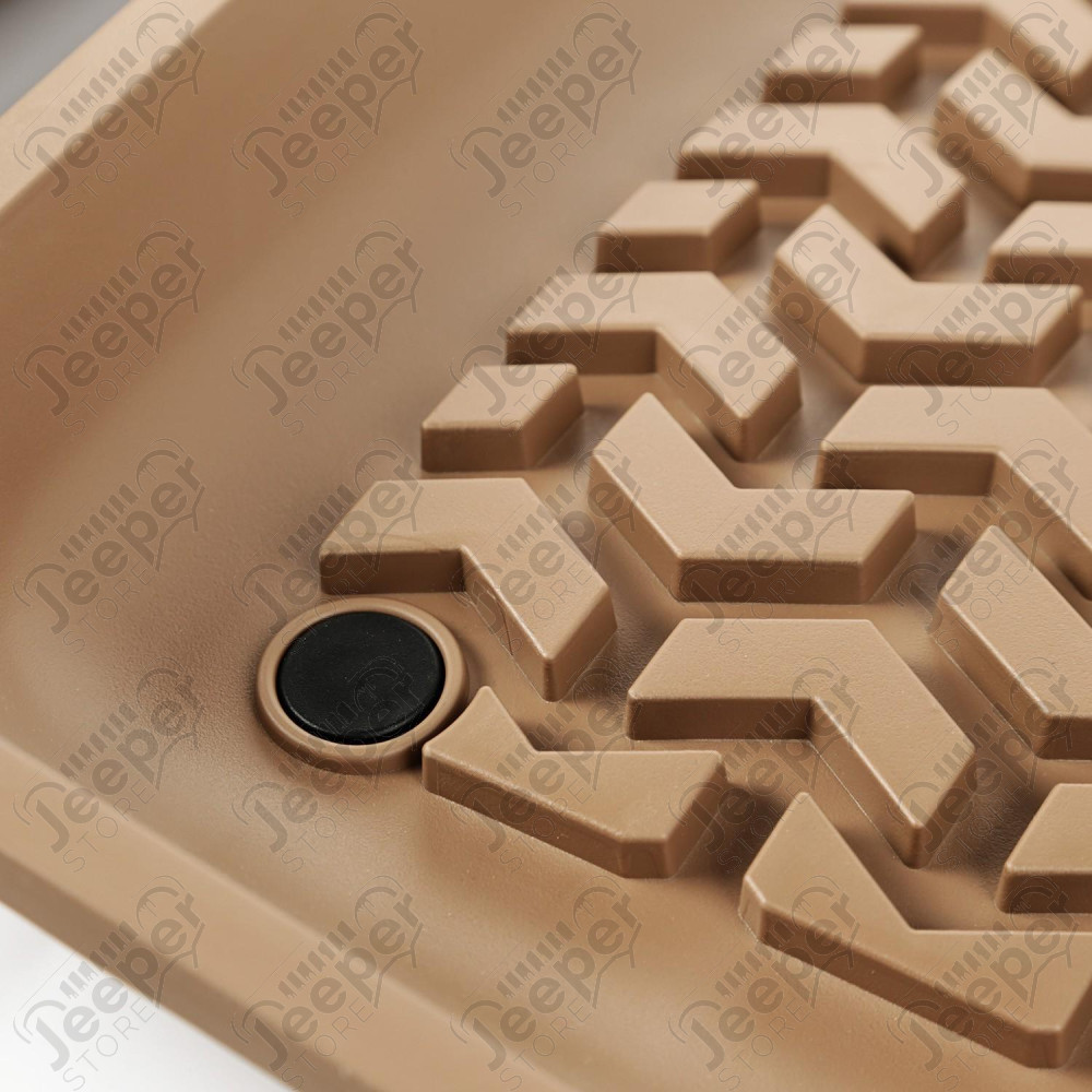 All Terrain Floor Liner Kit, Tan 11-15 Jeep WK/Dodge Durango
