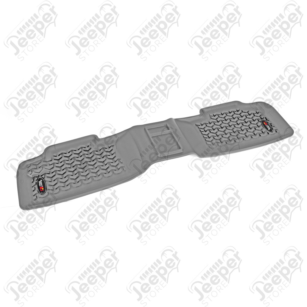Floor Liner, Rear; Gray, 2011-2020 Dodge / Jeep Durango / Grand Cherokee WK2 