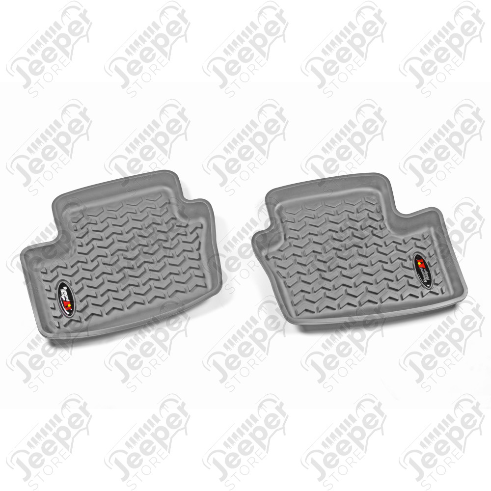 All Terrain Floor Liner, Rear Pair, Gray 07-17 MK/Dodge Caliber