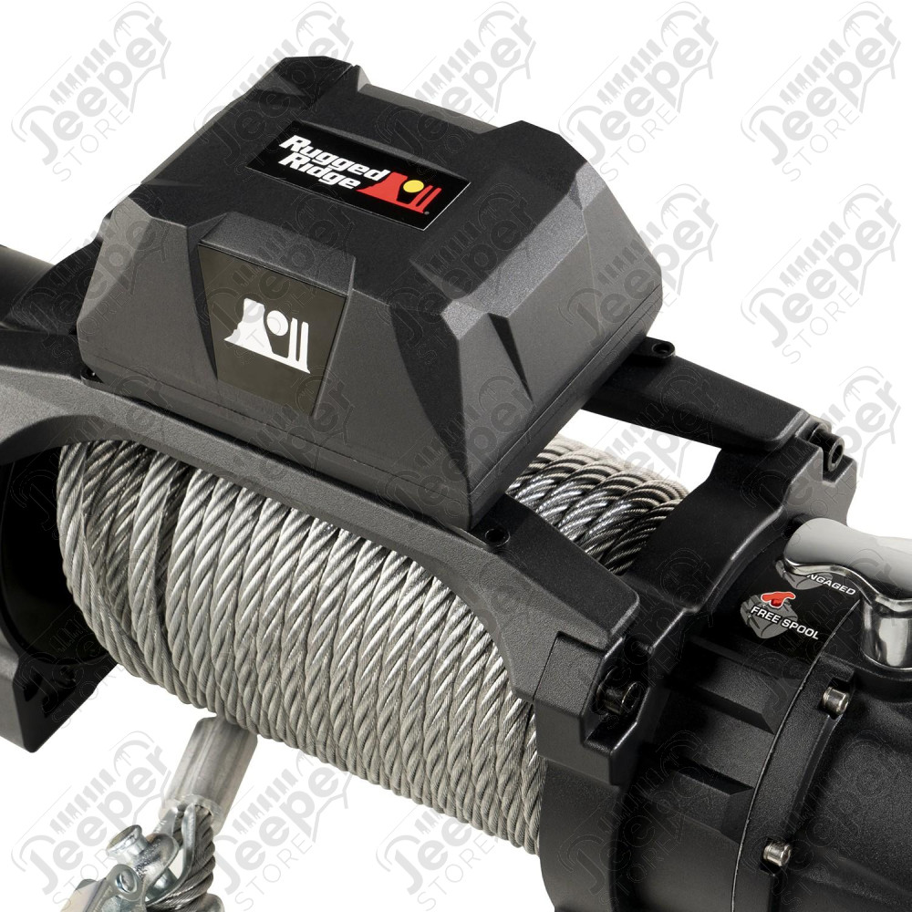 Trekker Winch, 10,000 LBS, Cable, IP68 Waterproof, Wired Remote