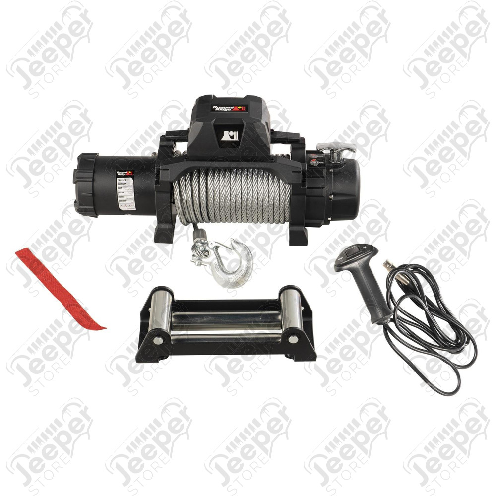 Trekker Winch, 12,500 LBS, Cable, IP68 Waterproof, Wired Remote