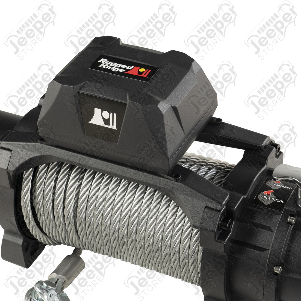 Trekker Winch, 12,500 LBS, Cable, IP68 Waterproof, Wired Remote