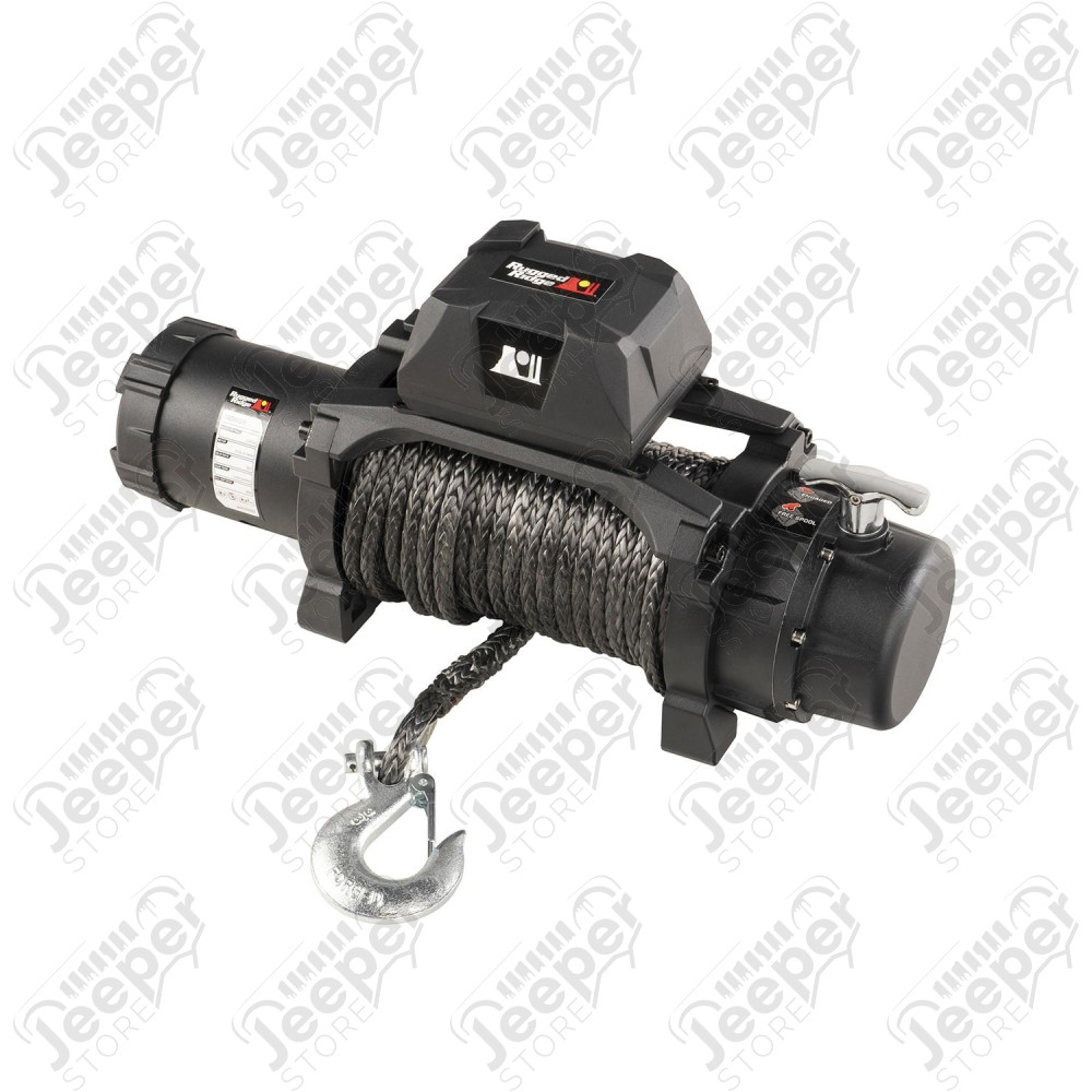 Trekker Winch, 12,500 LBS, Synthetic Rope, IP68 Waterproof, Wireless