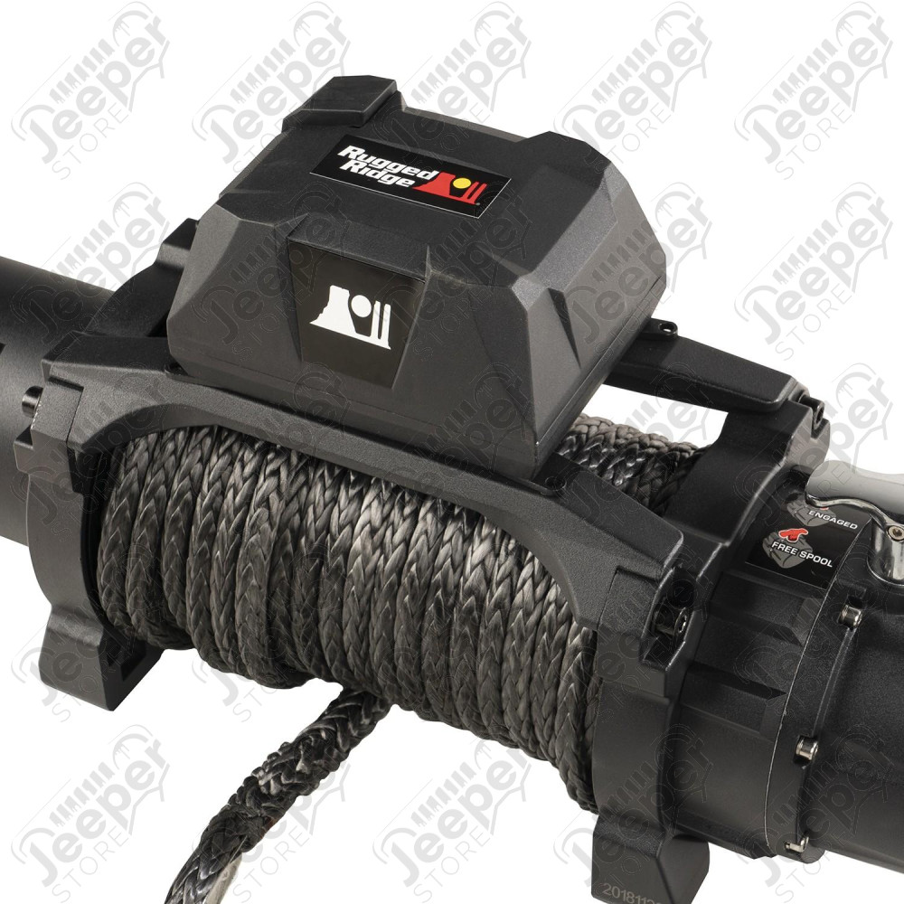 Trekker Winch, 12,500 LBS, Synthetic Rope, IP68 Waterproof, Wireless