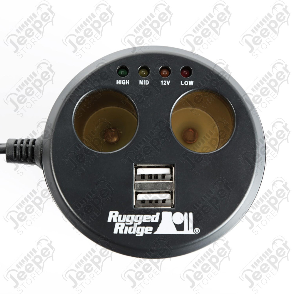Power Cup, 2 x USB + 2 x Accessory Ports, Universal