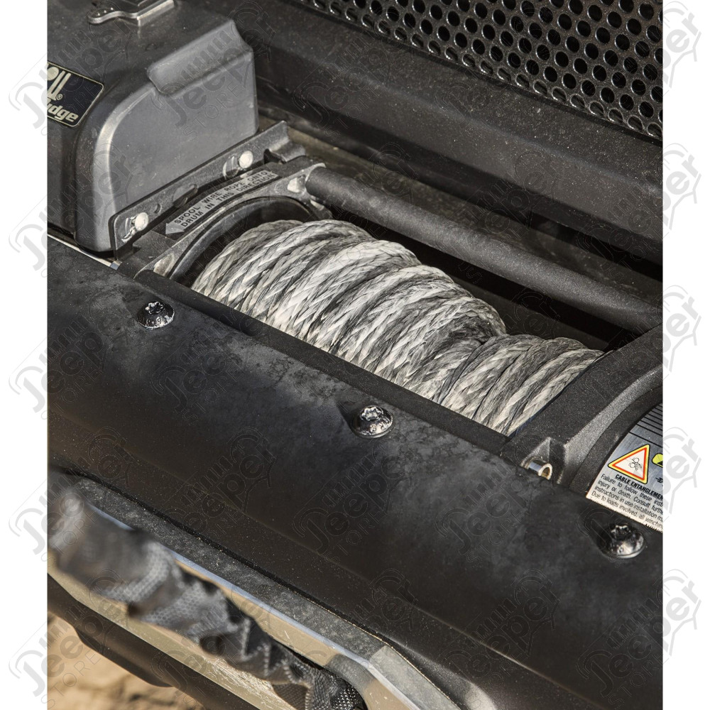 Synthetic Winch Line, Dark Gray, 25/64 inch x 94 feet, Universal