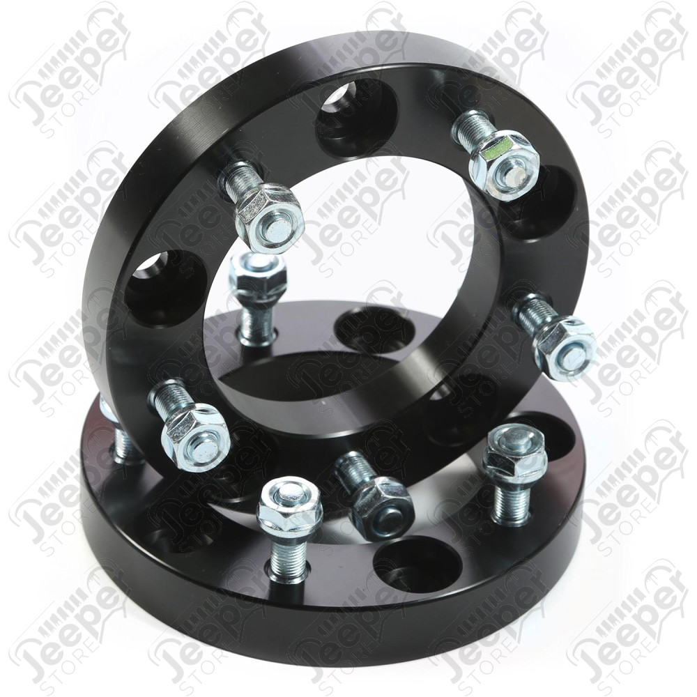 Wheel Spacer Kit, 1.00 Inch, Black; 86-05 Suzuki