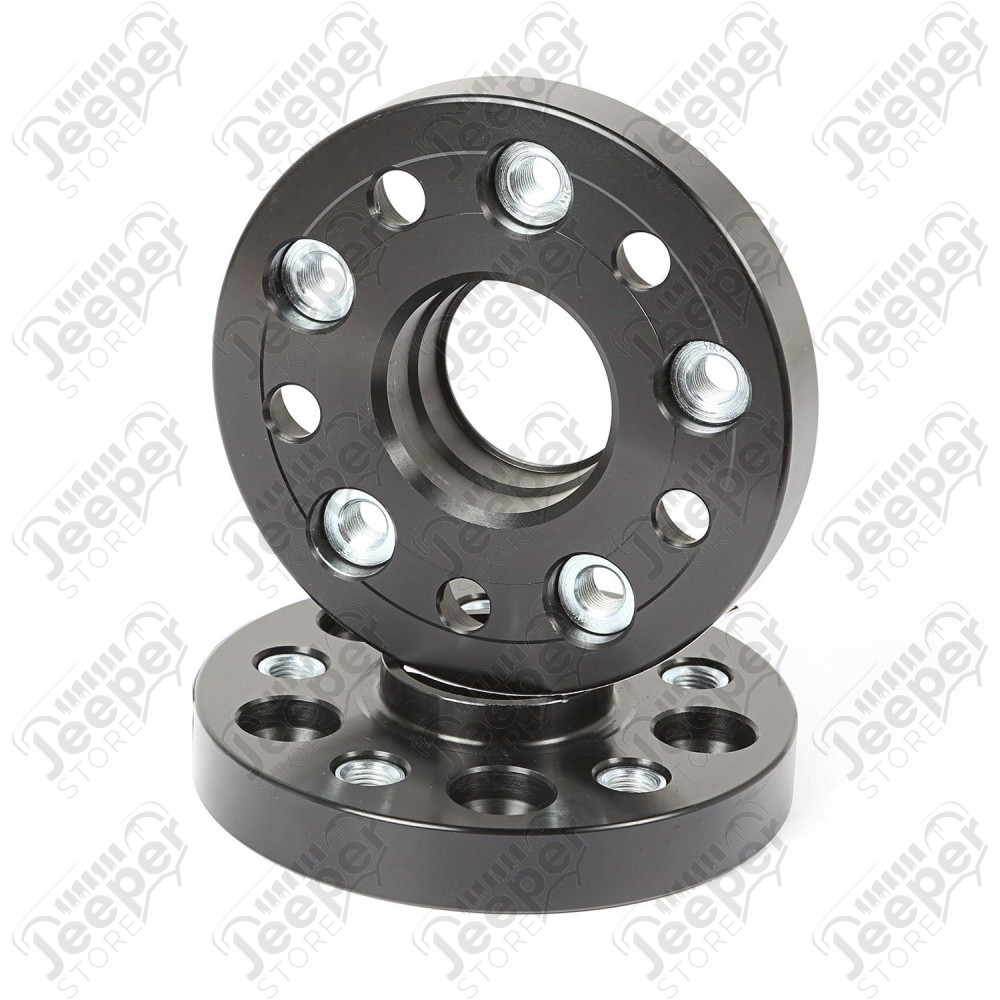 Wheel Spacer Kit, Black, 1 Inch/25 mm 10-17 VW Amarok