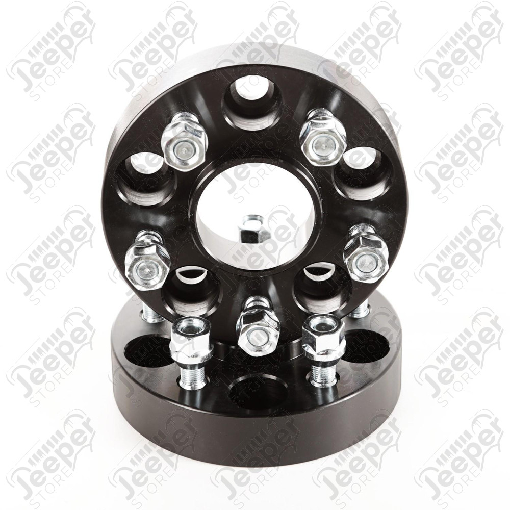 Wheel Spacer Kit, Black, 1.25 inch; 15-17 Renegade