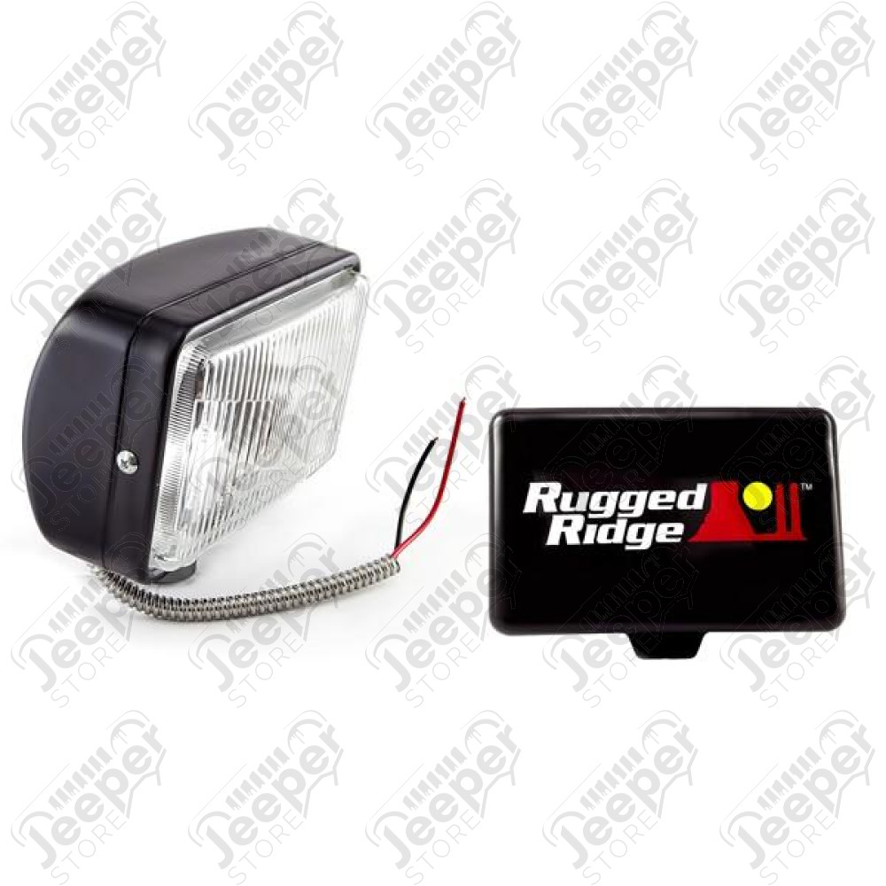 Light Kit, Halogen, 5 Inch x 7 Inch, Black, Steel Housing