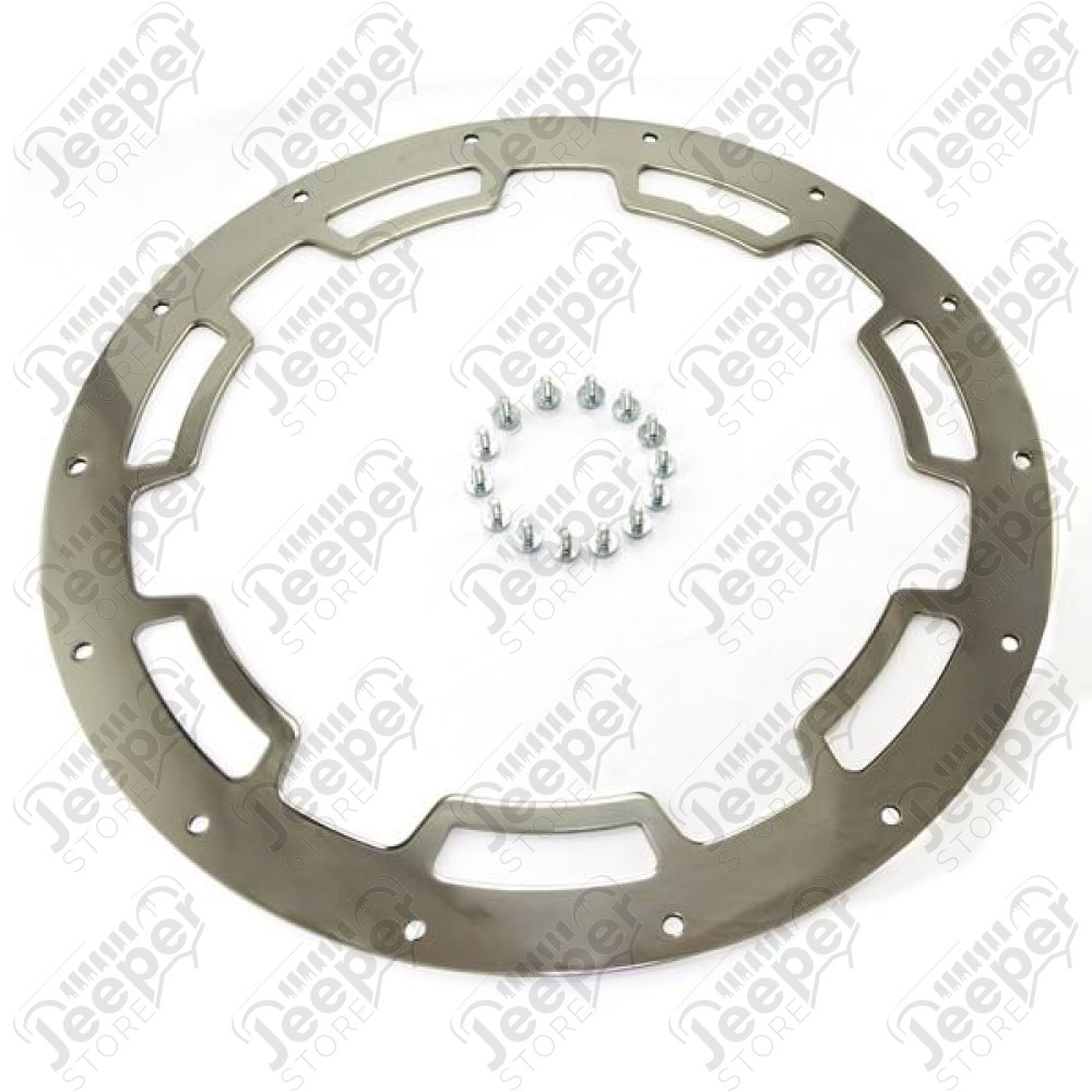 XHD Rim Protector, 17 Inch, Chrome; 07-18 Jeep Wrangler JK