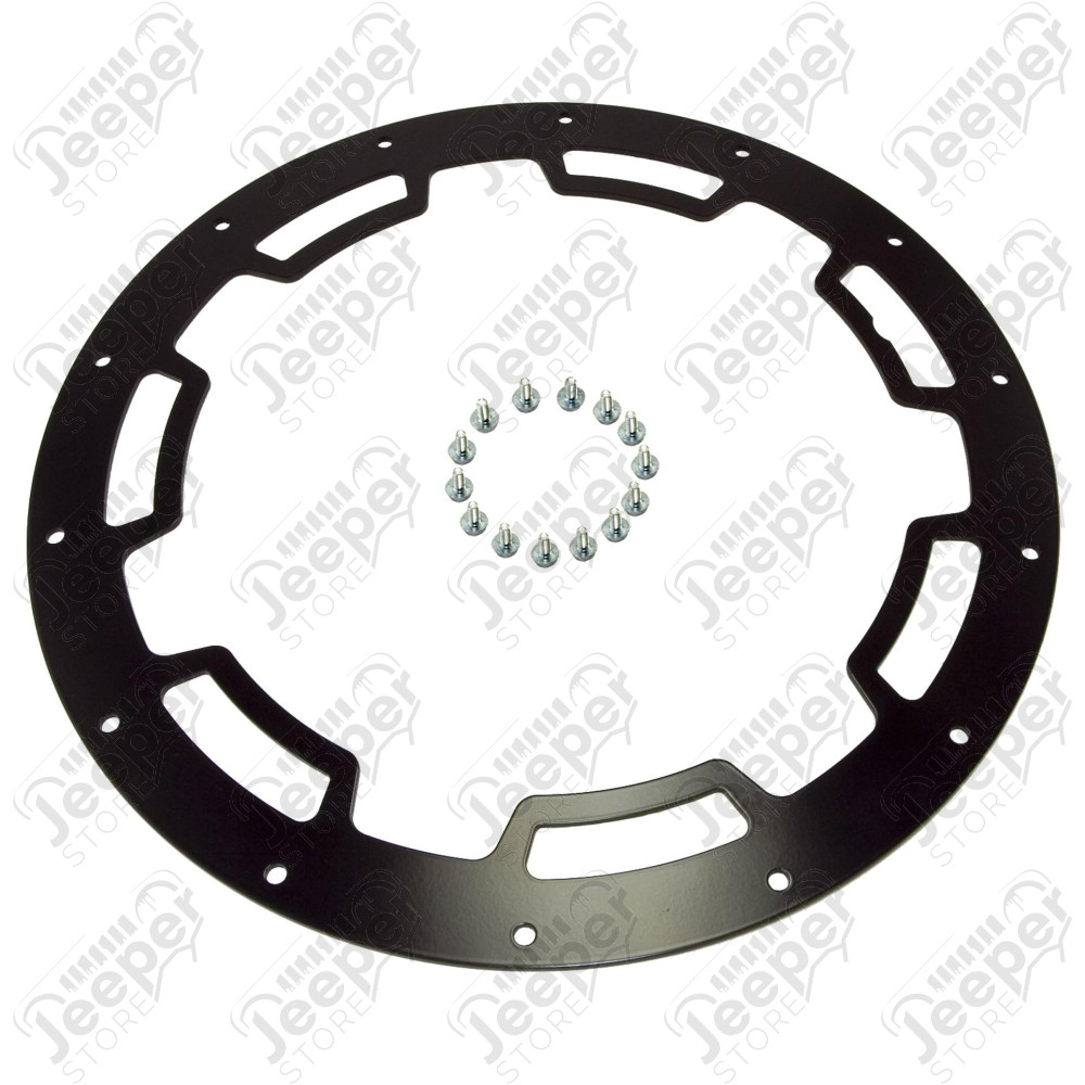 XHD Rim Protector, 18 Inch, Satin Black; 07-18 Jeep Wrangler JK