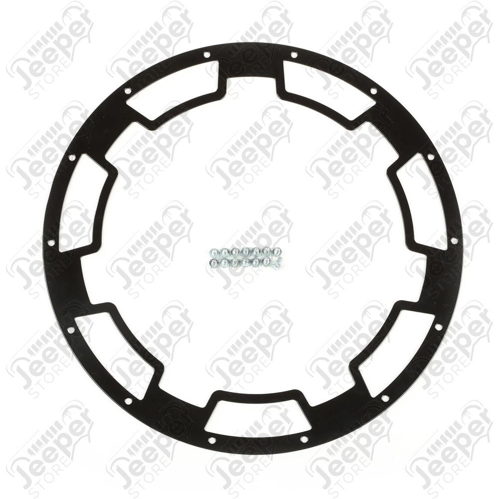 XHD Rim Protector, 20 Inch, Satin Black; 07-18 Jeep Wrangler JK